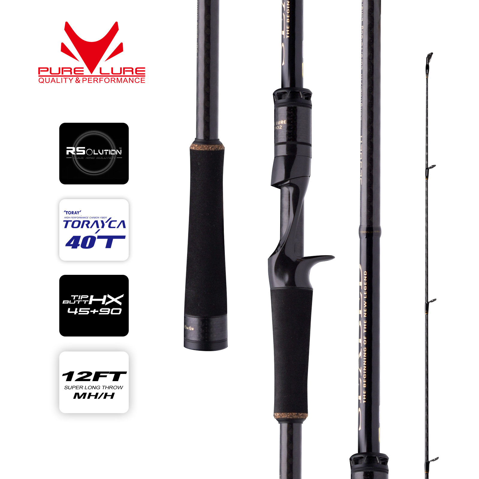 PURELURE SEABED 12FT 3.0m 3.3m - Kastking Reel Zephyr avis et prix